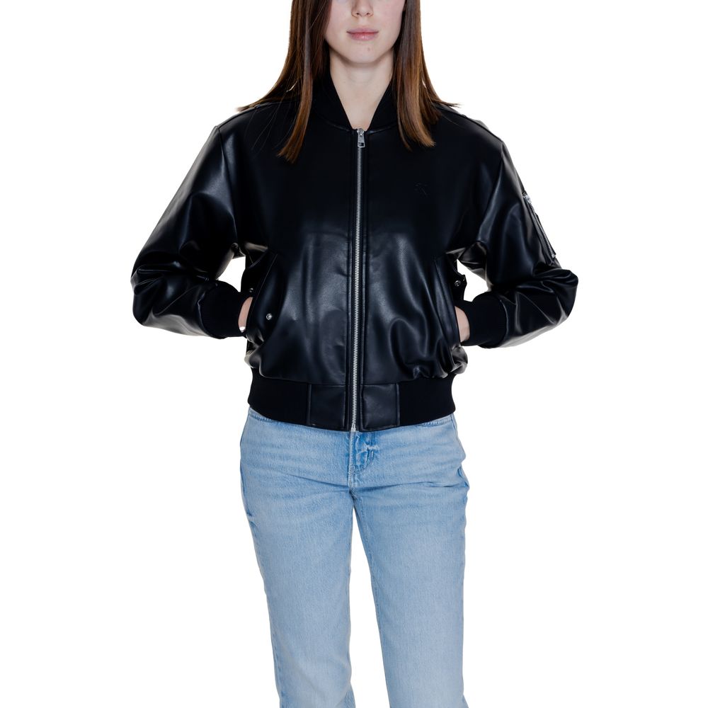 Vestes et manteaux en polyéthylène noir Calvin Klein Jeans