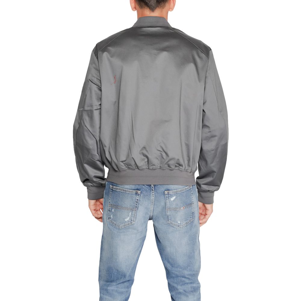Calvin Klein Gray Organic Cotton Jackets & Coat by Calvin Klein