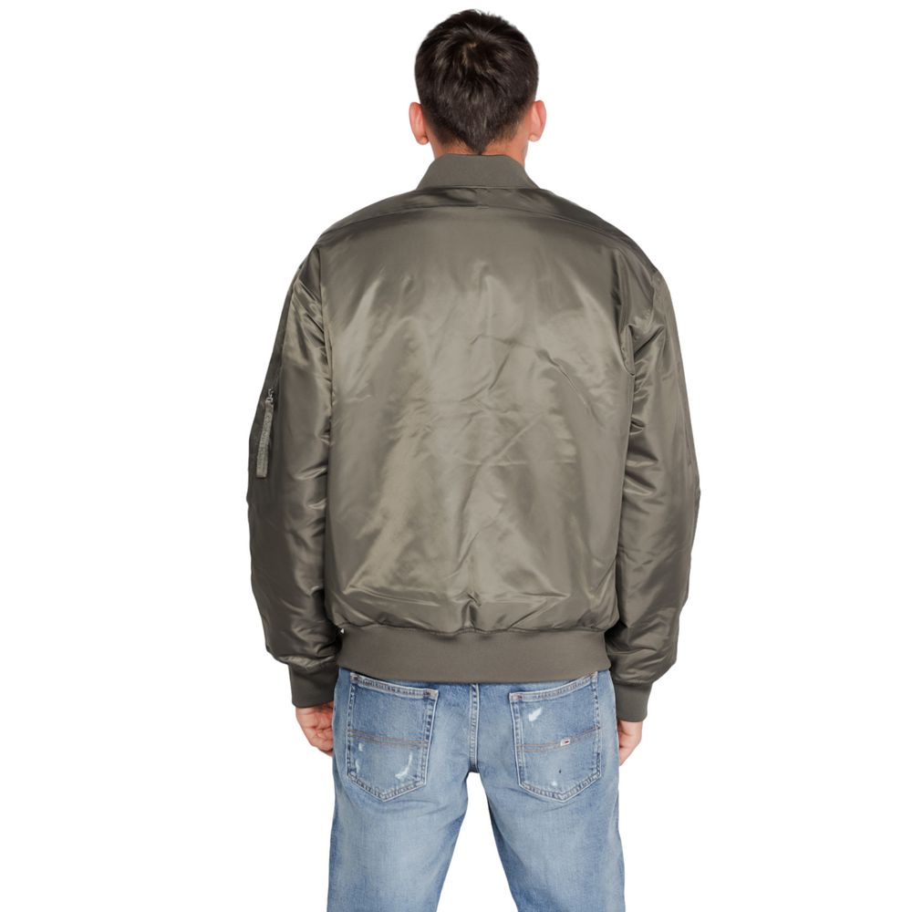 Calvin Klein Jeans Gray Polyamide Jackets & Coat