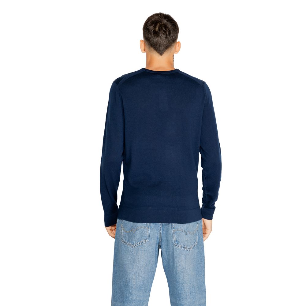 Calvin Klein Blue Recycled Wool Sportswear by Calvin Klein