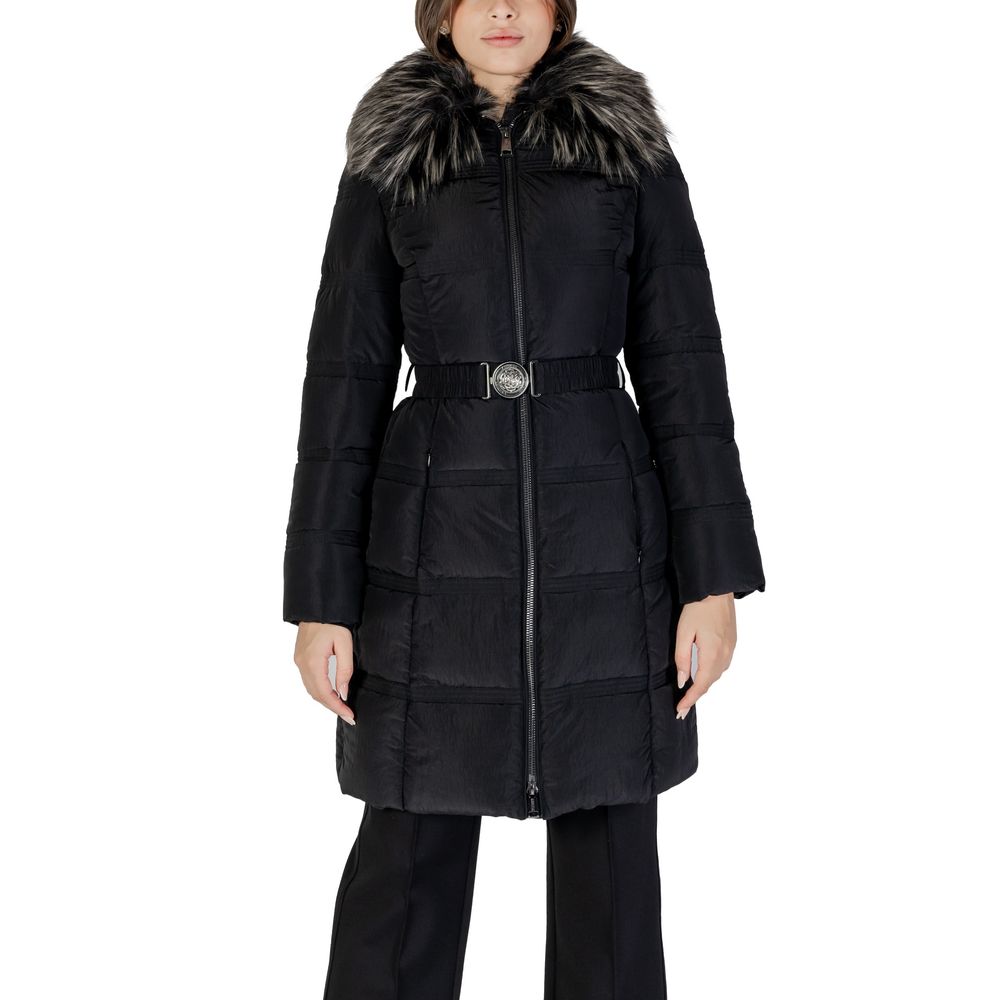 Vestes et manteaux en polyester noir Guess
