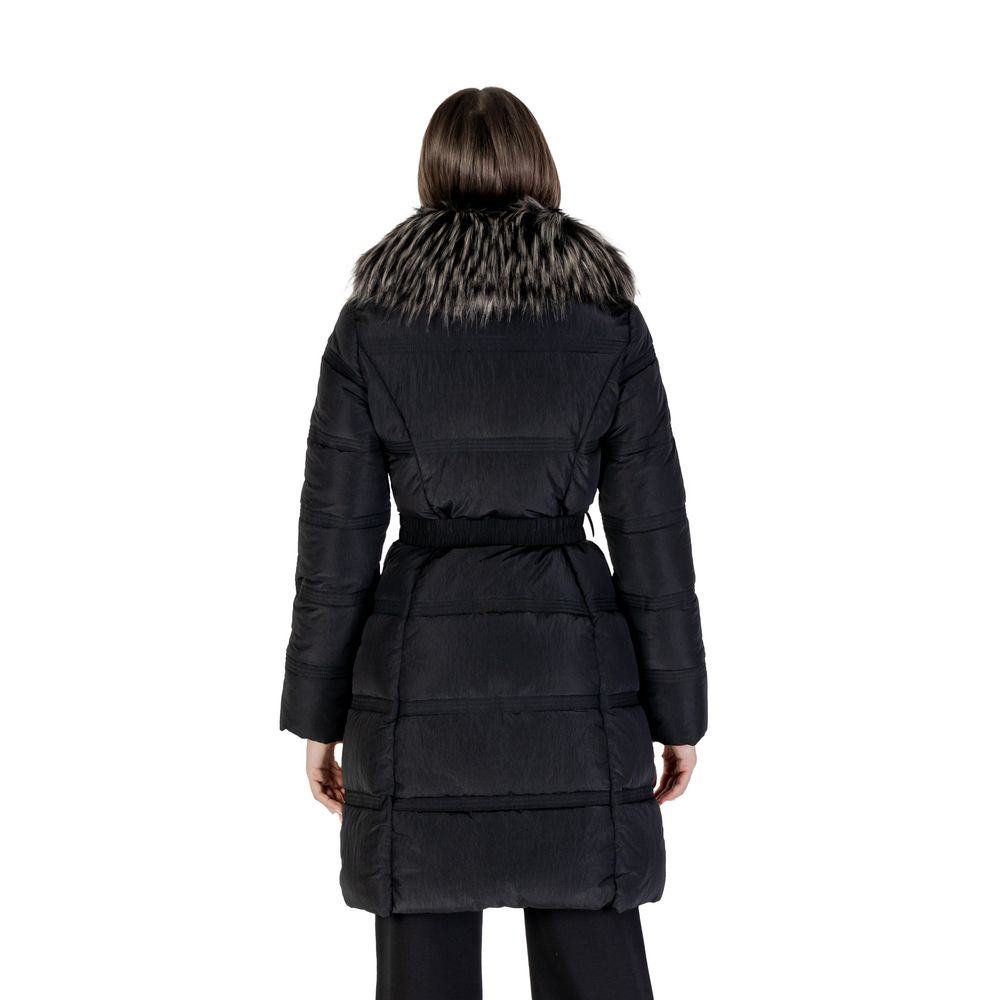 Vestes et manteaux en polyester noir Guess