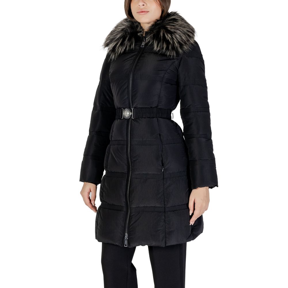 Vestes et manteaux en polyester noir Guess