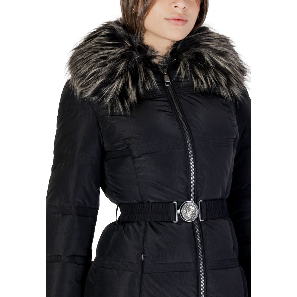 Vestes et manteaux en polyester noir Guess