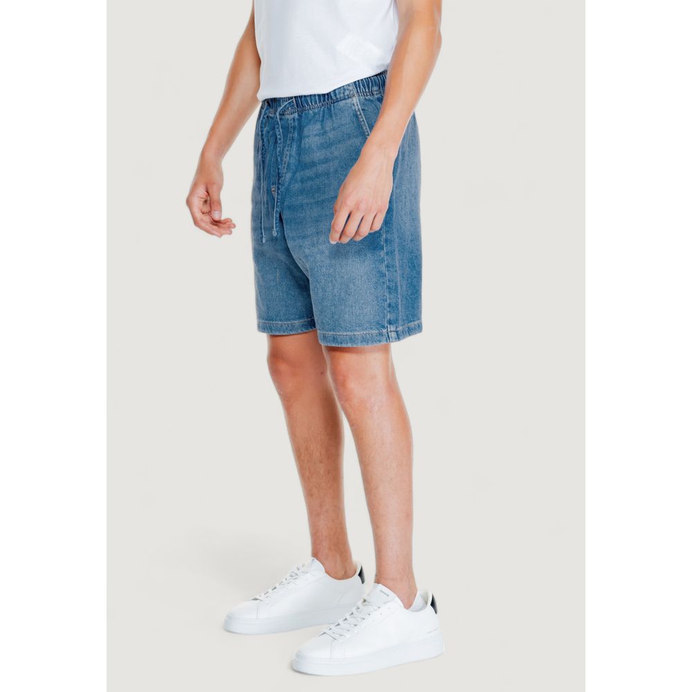 Short en coton bleu clair Jack Jones