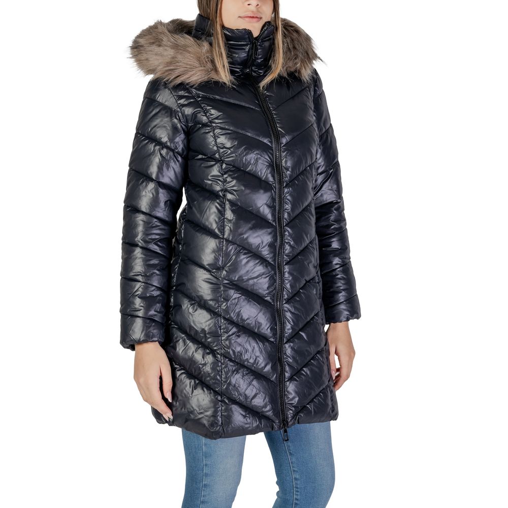 Vestes et manteaux en polyamide noir uniquement