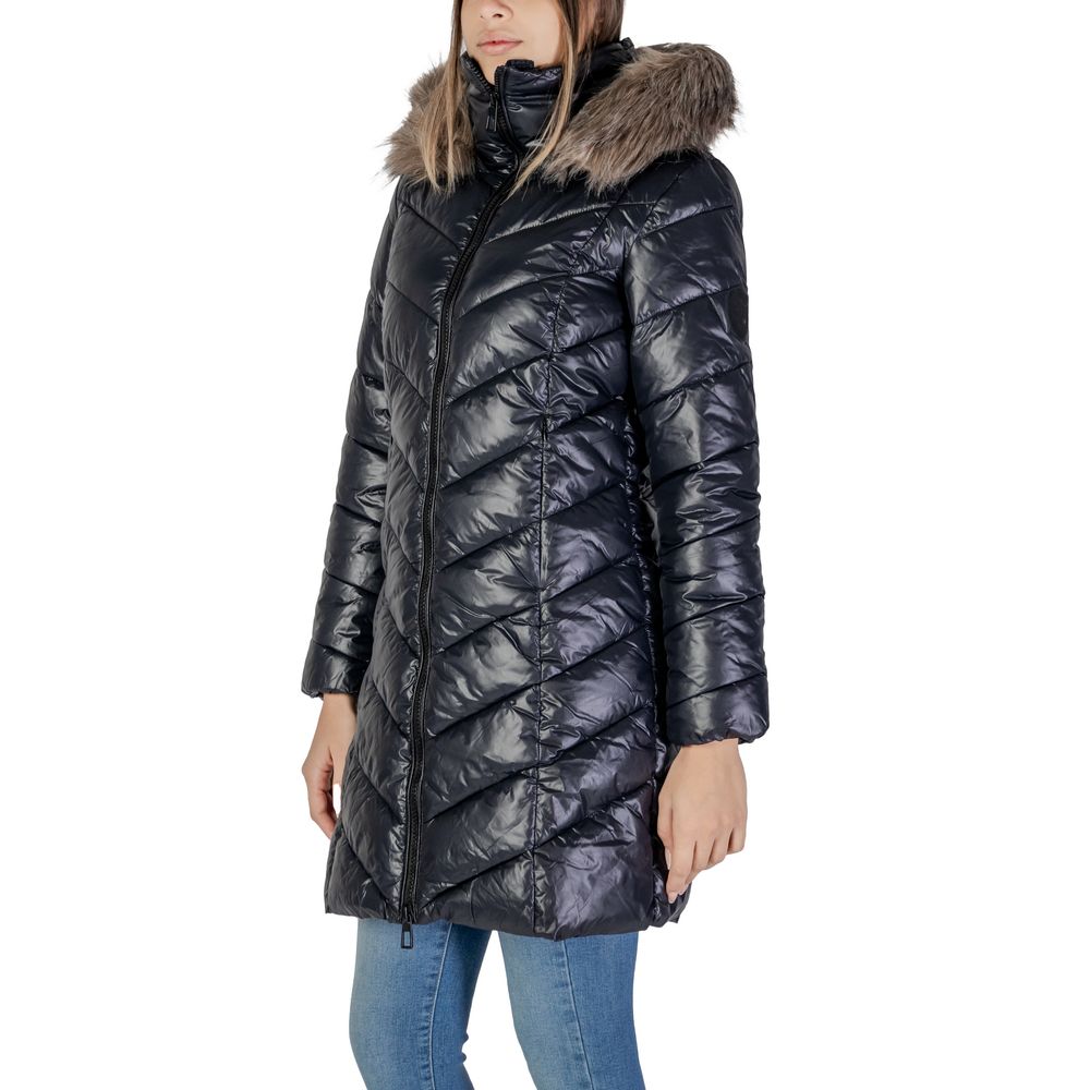 Vestes et manteaux en polyamide noir uniquement