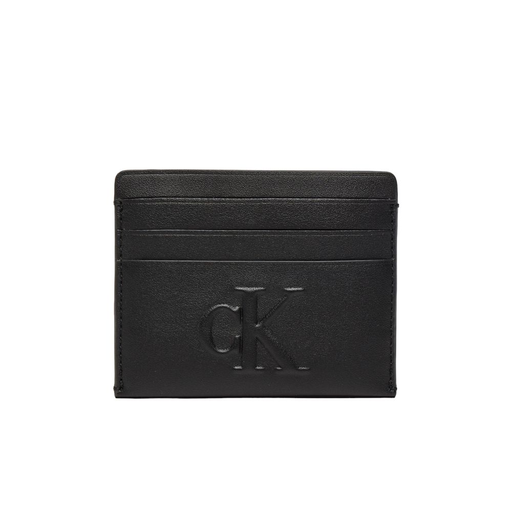 Porte-cartes en polyéthylène noir Calvin Klein Jeans