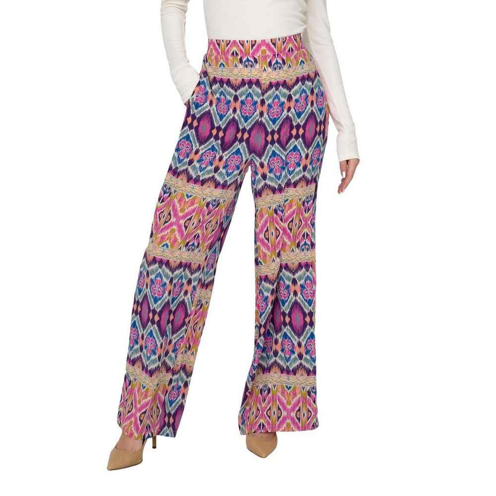 Only Multicolor Recycled Polyester Pant by Only