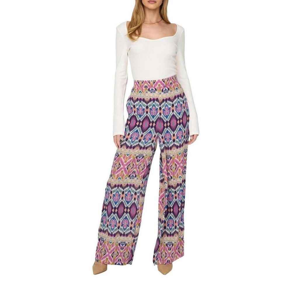 Only Multicolor Recycled Polyester Pant by Only