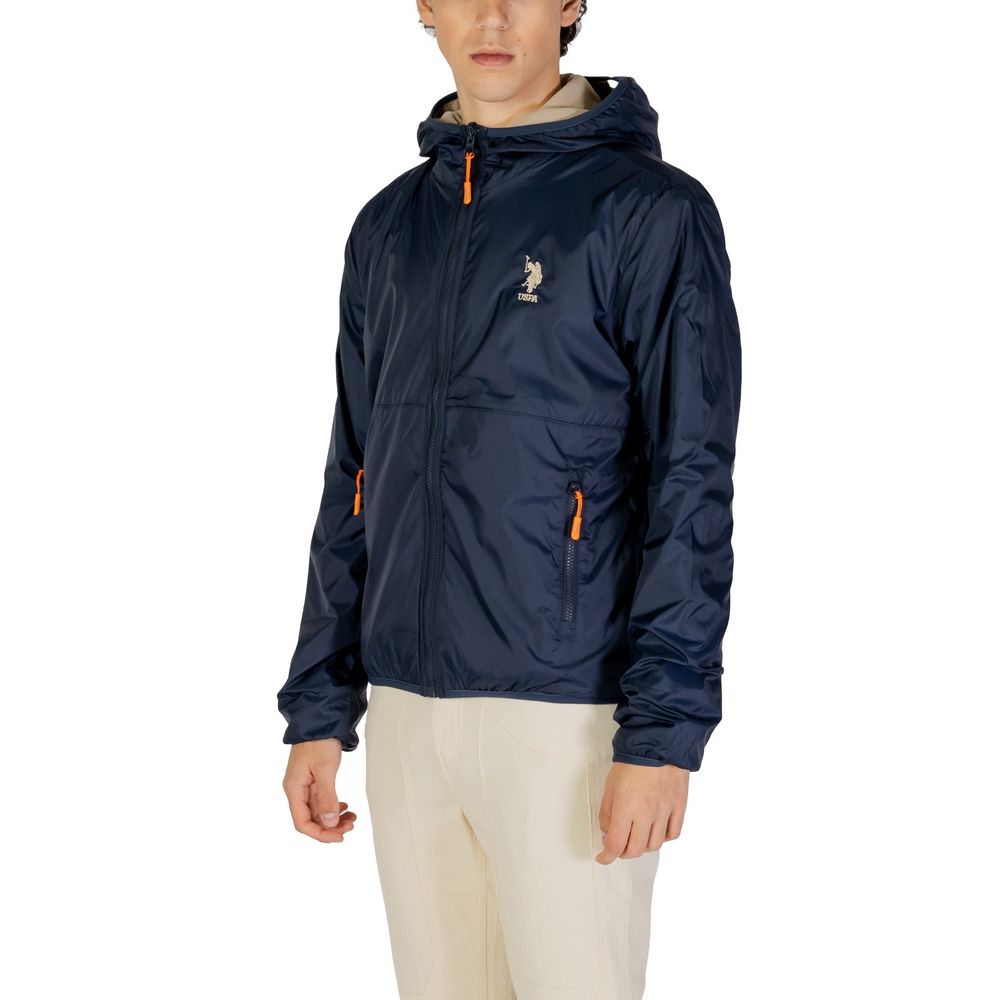 U.S. POLO ASSN. Blue Polyamide Jackets & Coat by U.S. POLO ASSN.