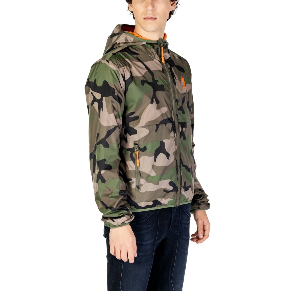 Vestes et manteaux en polyamide vert US POLO ASSN.