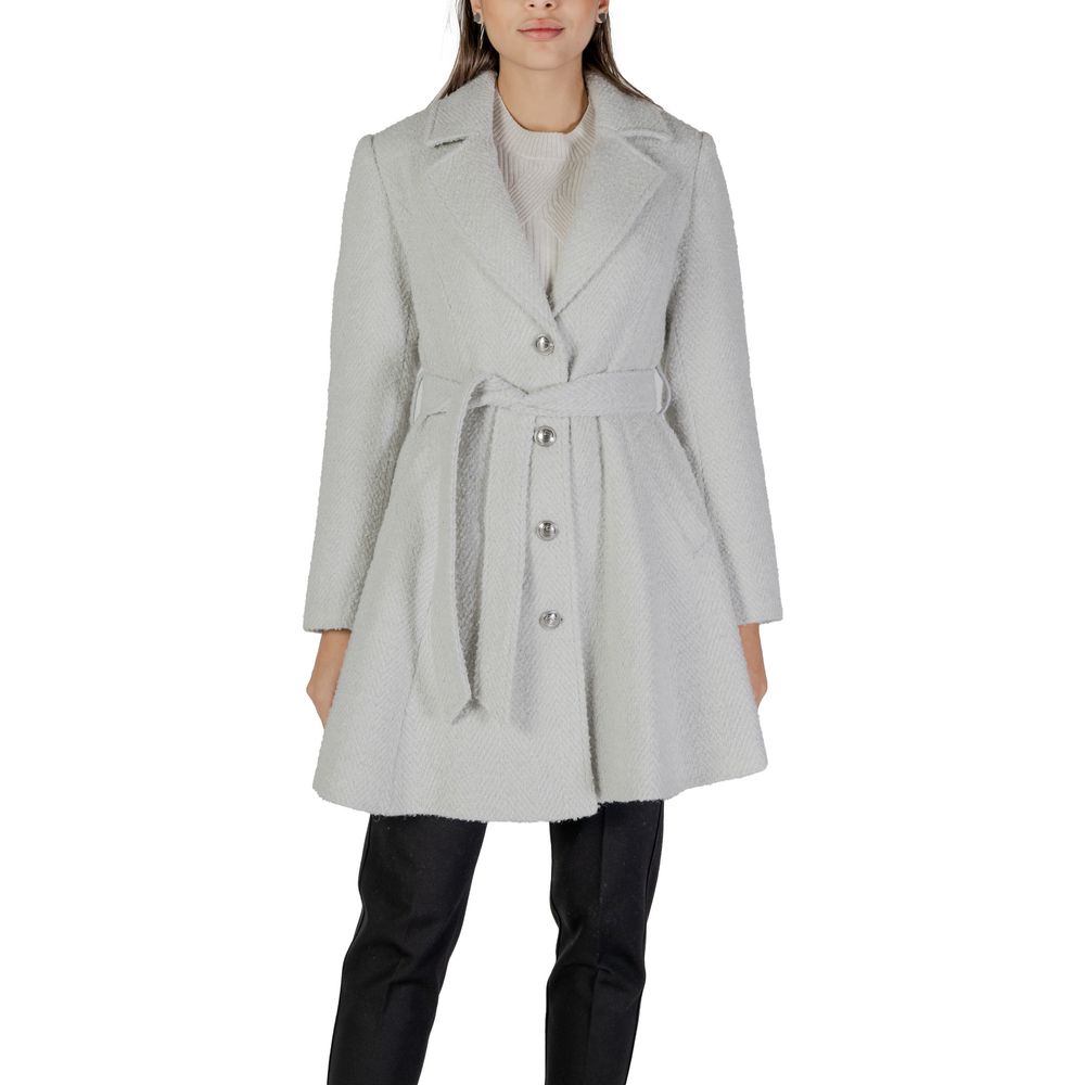 Vestes et manteaux en polyester gris Guess