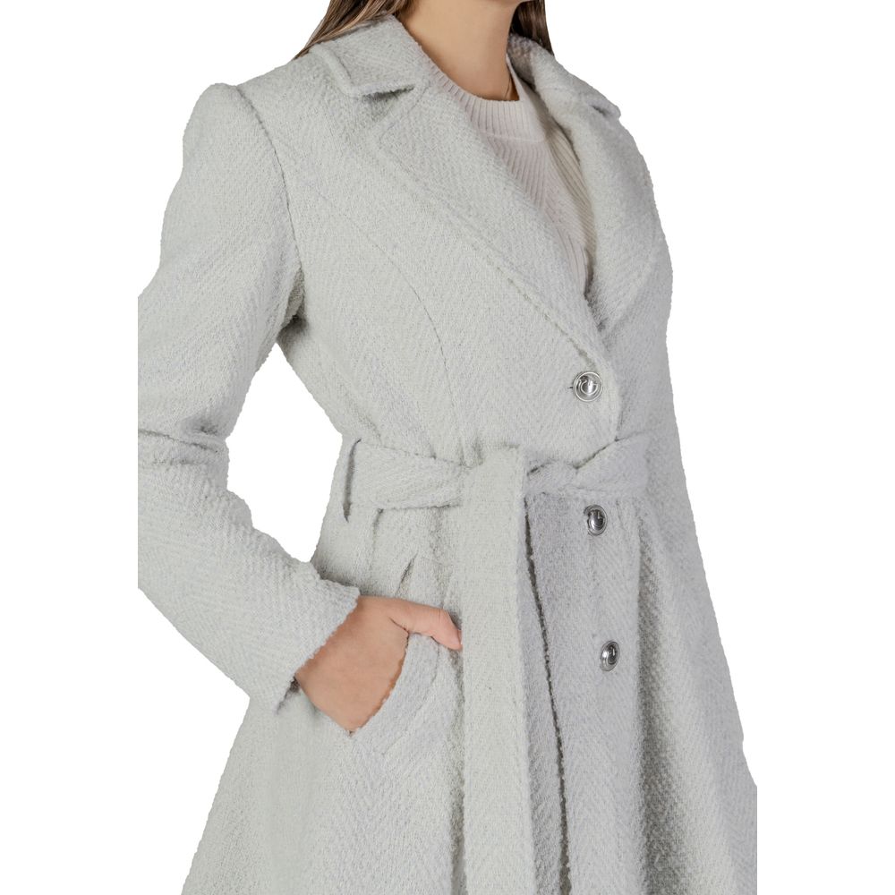 Vestes et manteaux en polyester gris Guess