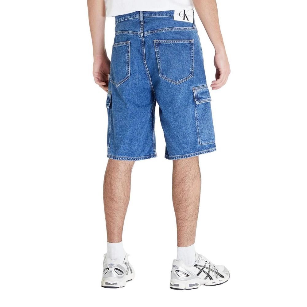 Bermuda en coton bleu Calvin Klein Jeans