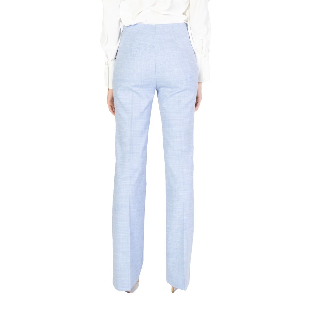 Sandro Ferrone Blue Viscose Pant