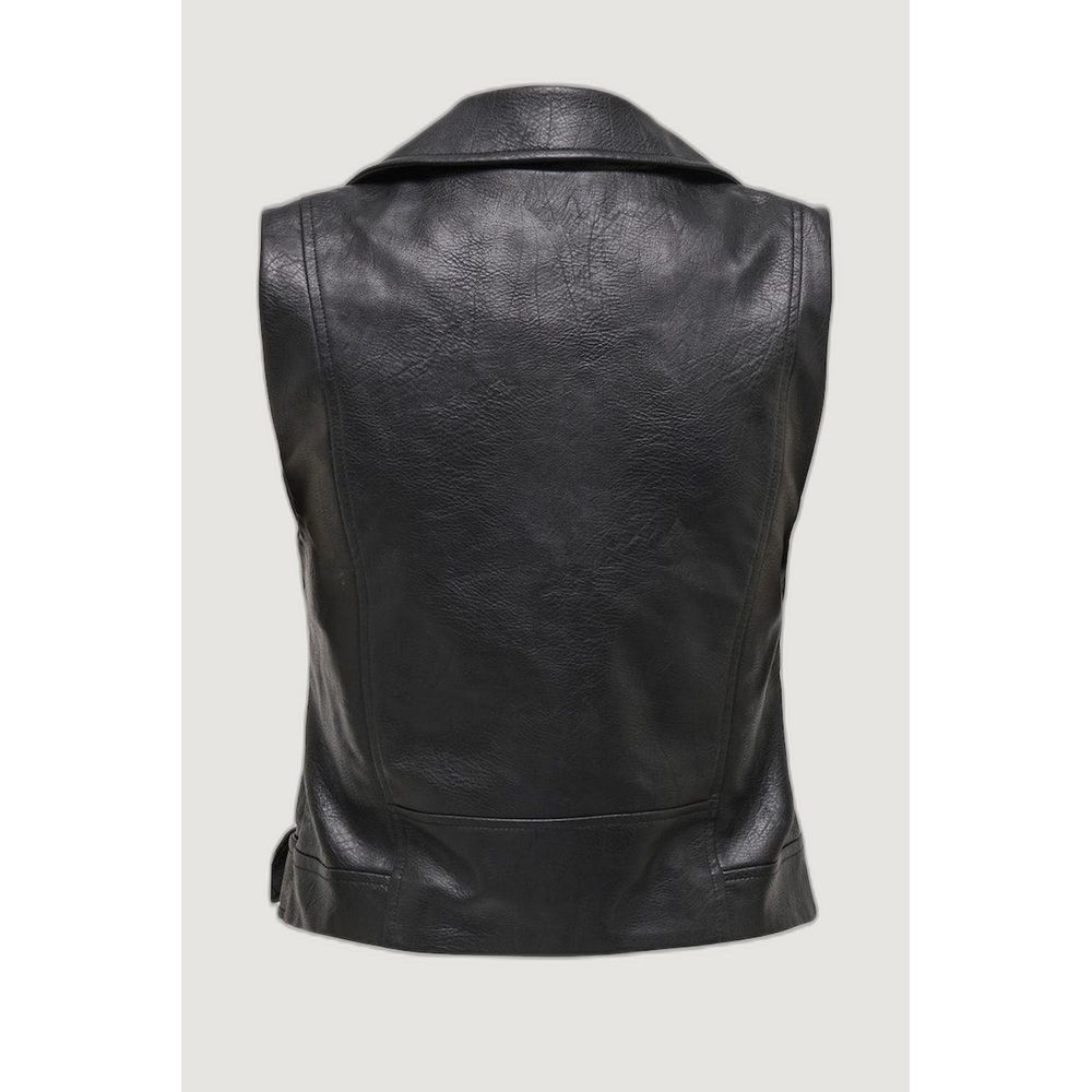 Vestes et manteaux en polyester noir uniquement