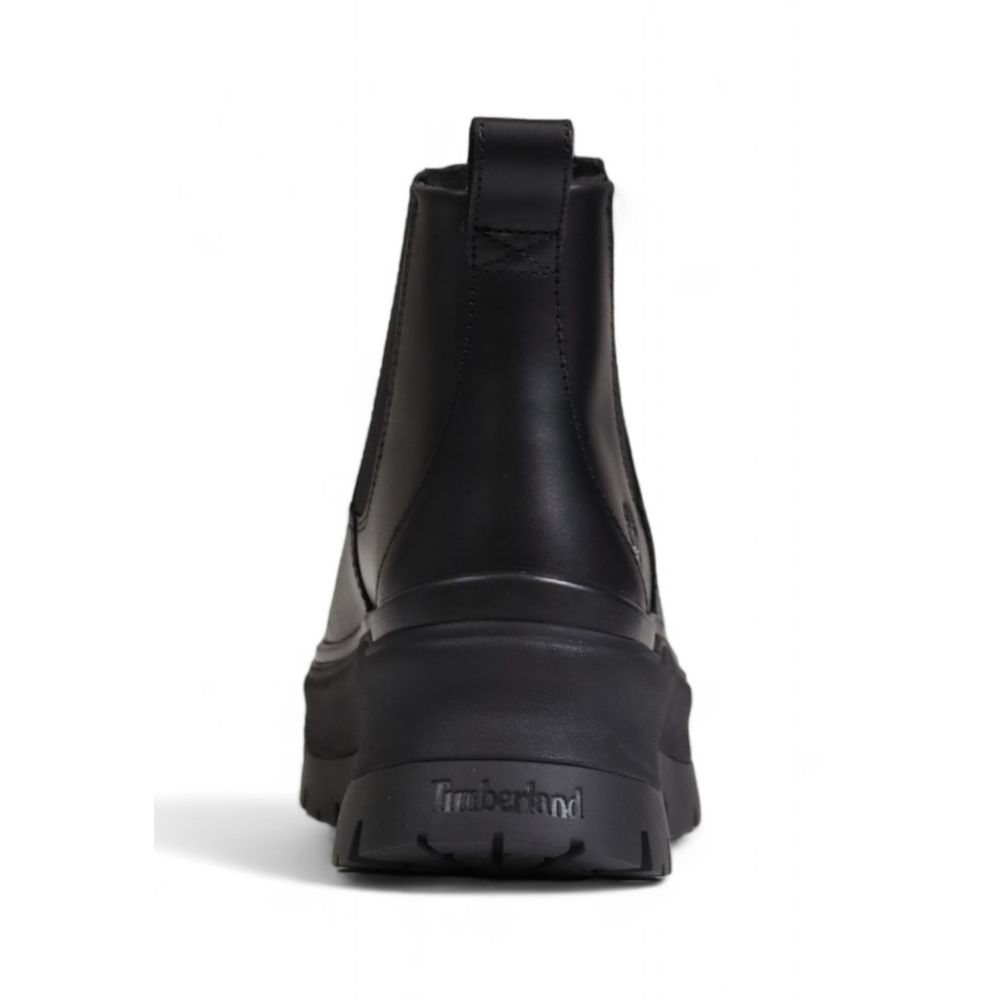 Timberland Black Leather Ankle by Timberland