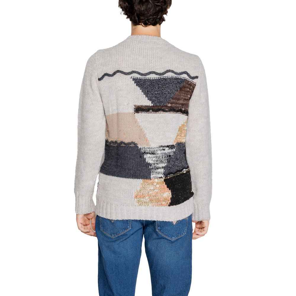 Gianni Lupo Beige Marabou Sweater
