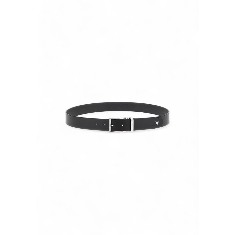 Ceinture en cuir noir Guess