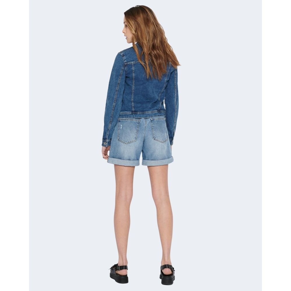 Vestes et manteaux en coton bleu uniquement
