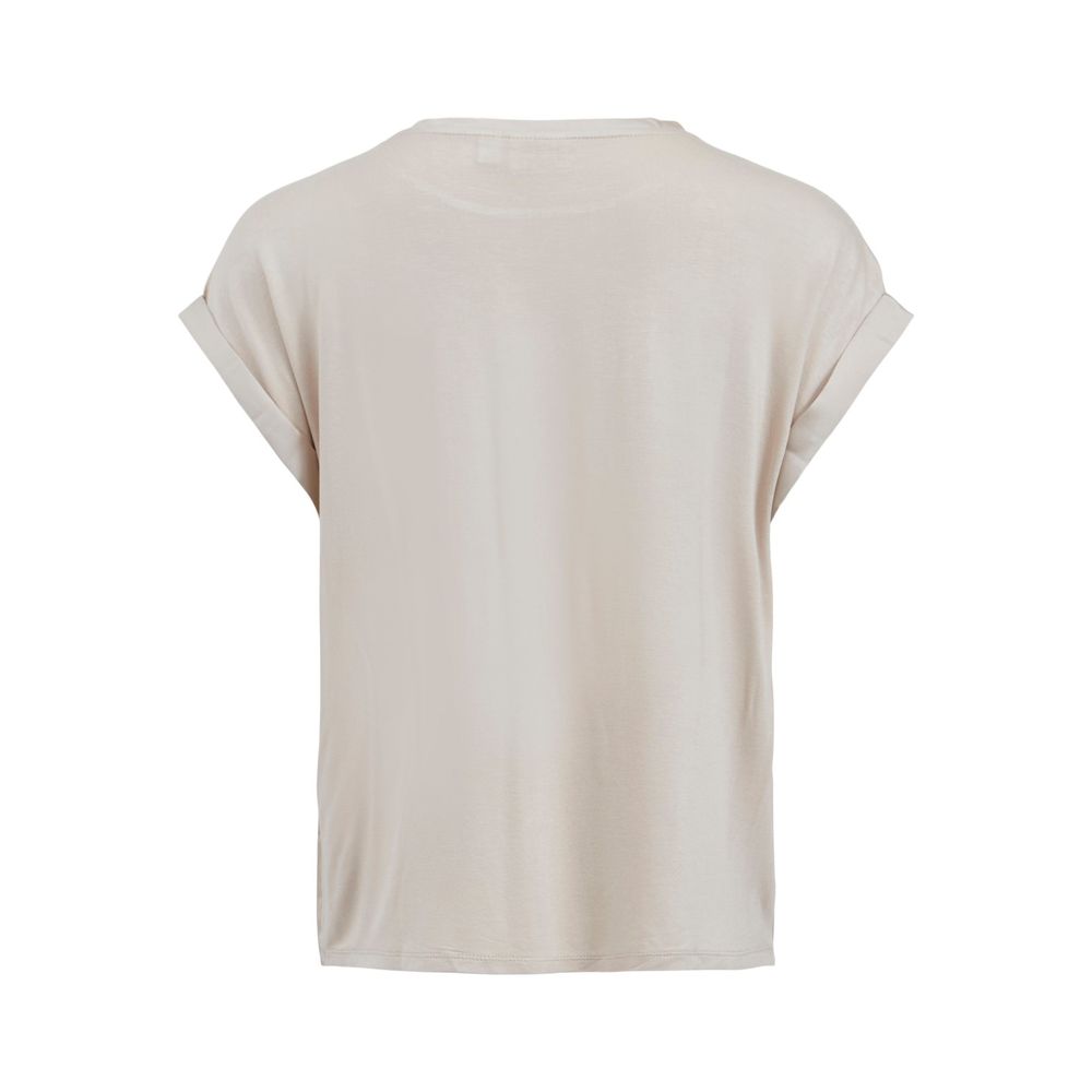 T-shirt en coton doré Vila Clothes