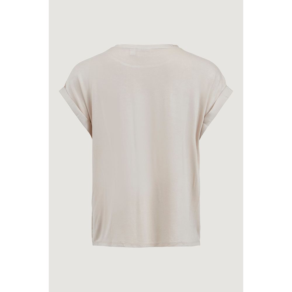 T-shirt en coton doré Vila Clothes
