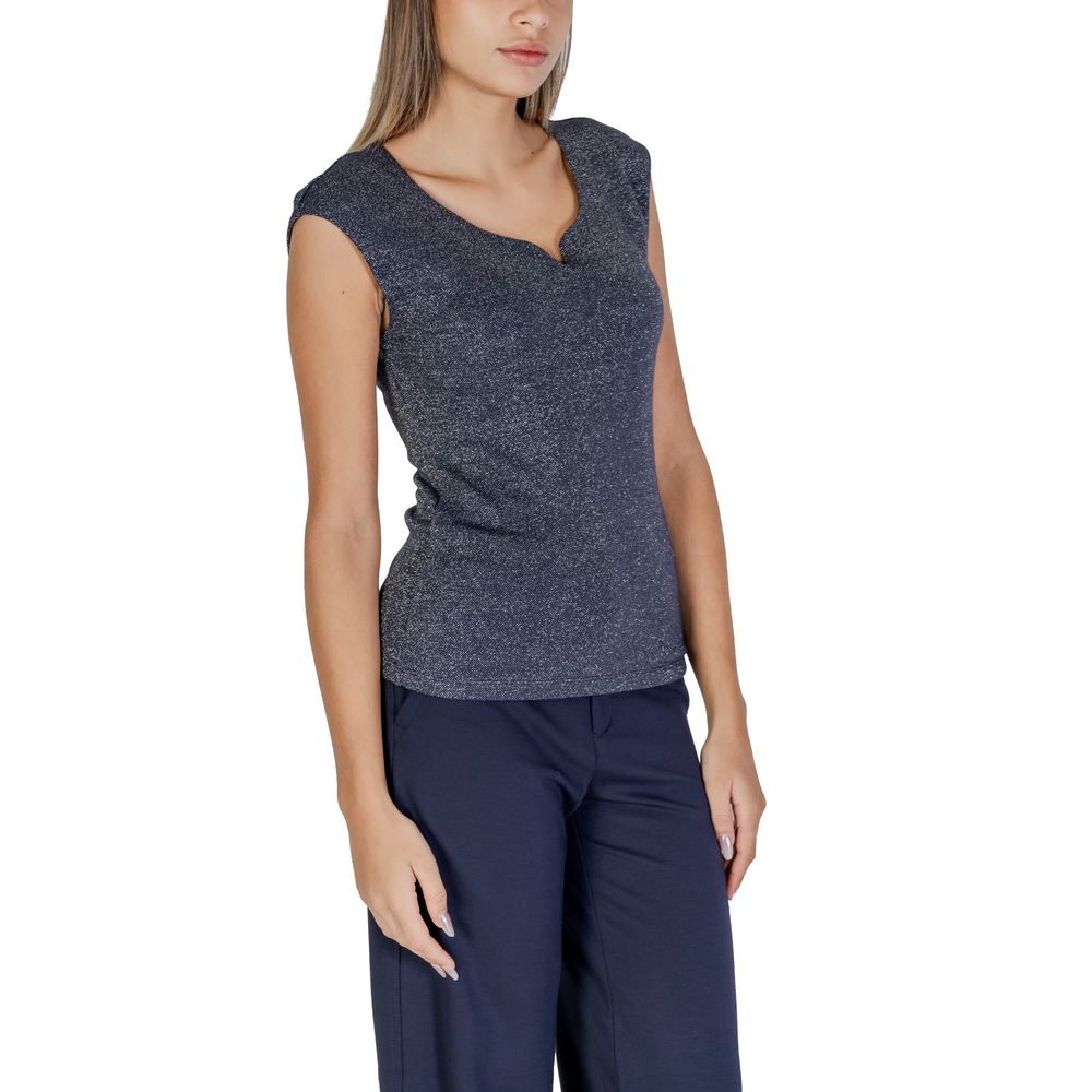 Street One Blue Viscose Tank Top by Street One