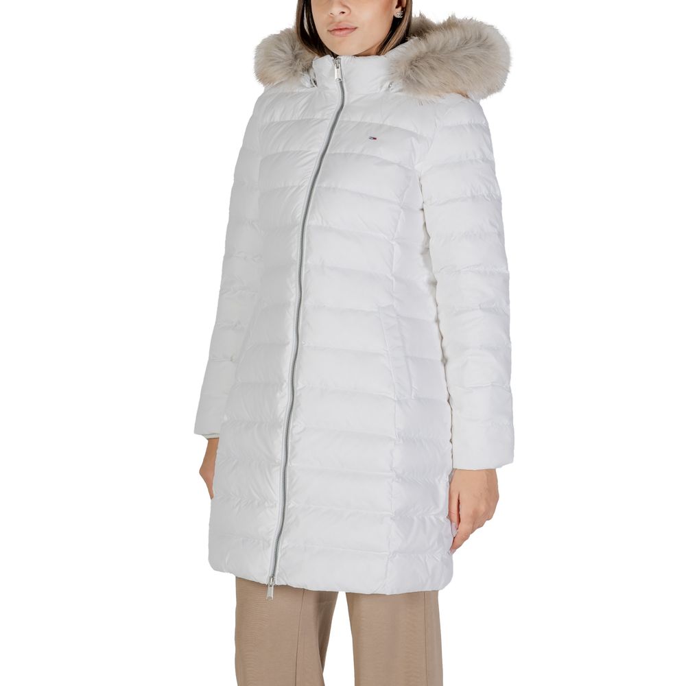 Vestes et manteaux Tommy Hilfiger Jeans blancs en polyester recyclé