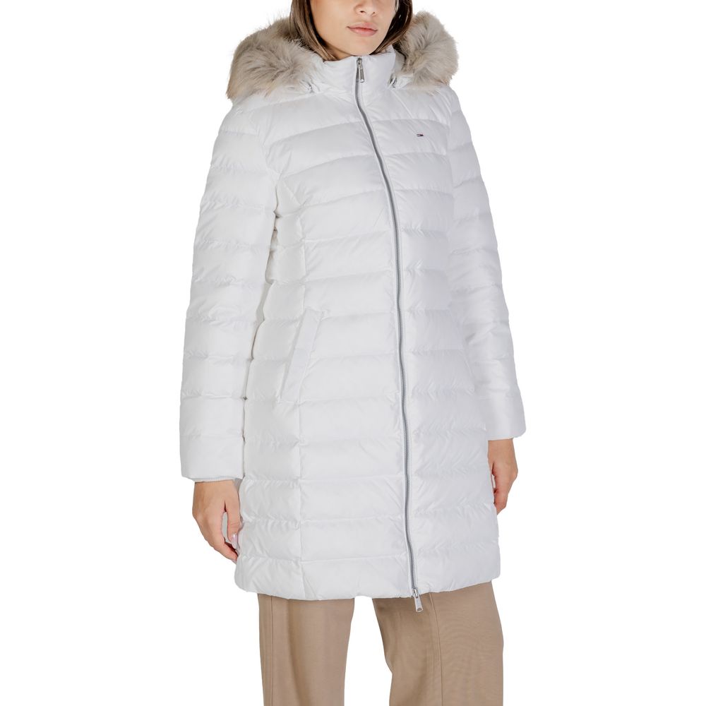 Vestes et manteaux Tommy Hilfiger Jeans blancs en polyester recyclé