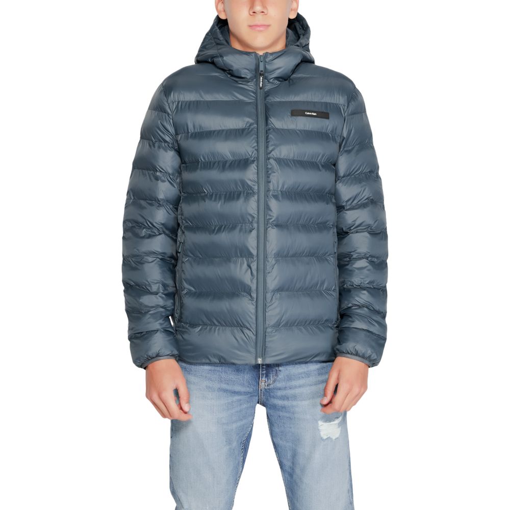 Calvin Klein Black Recycled Polyester Jackets & Coat by Calvin Klein