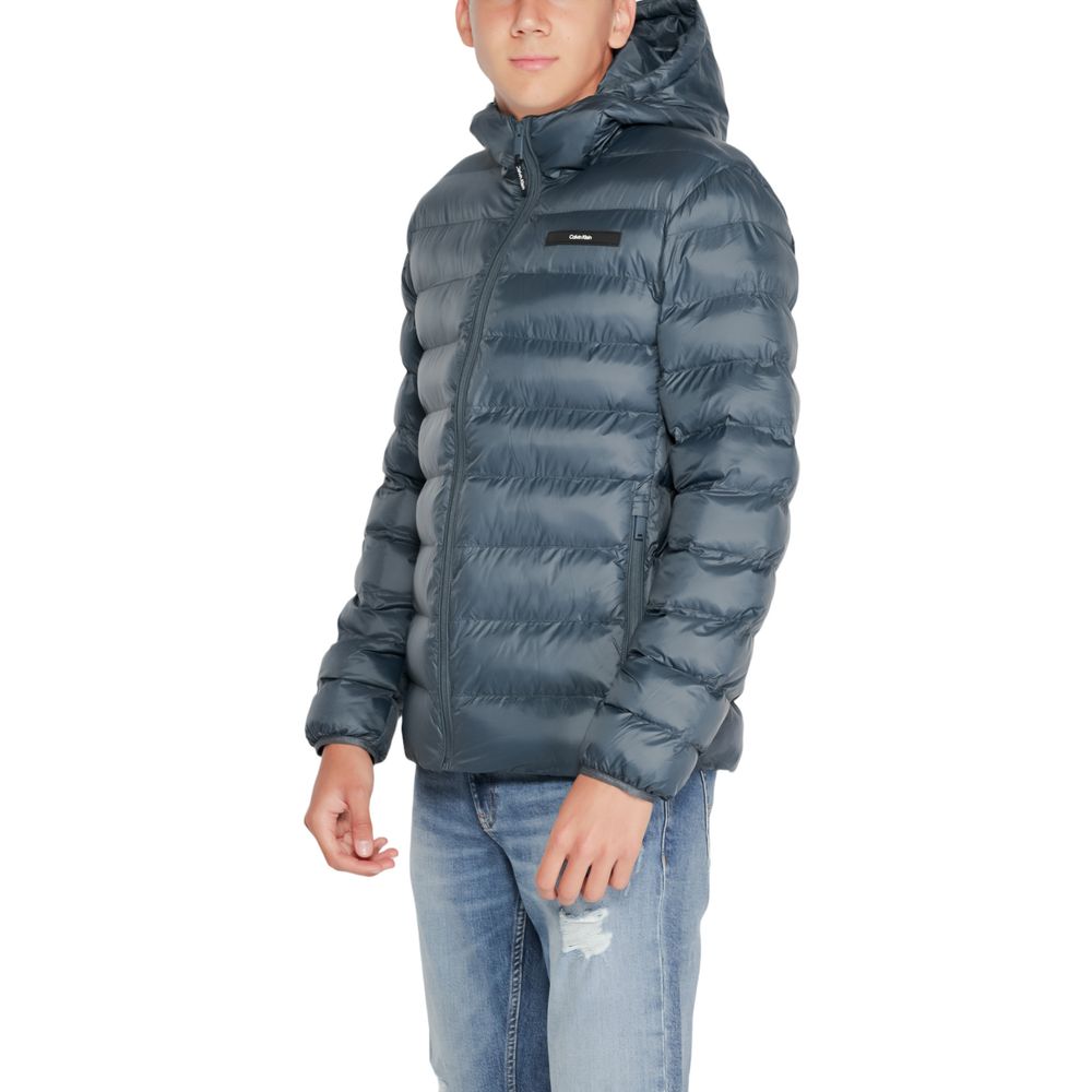 Calvin Klein Black Recycled Polyester Jackets & Coat by Calvin Klein