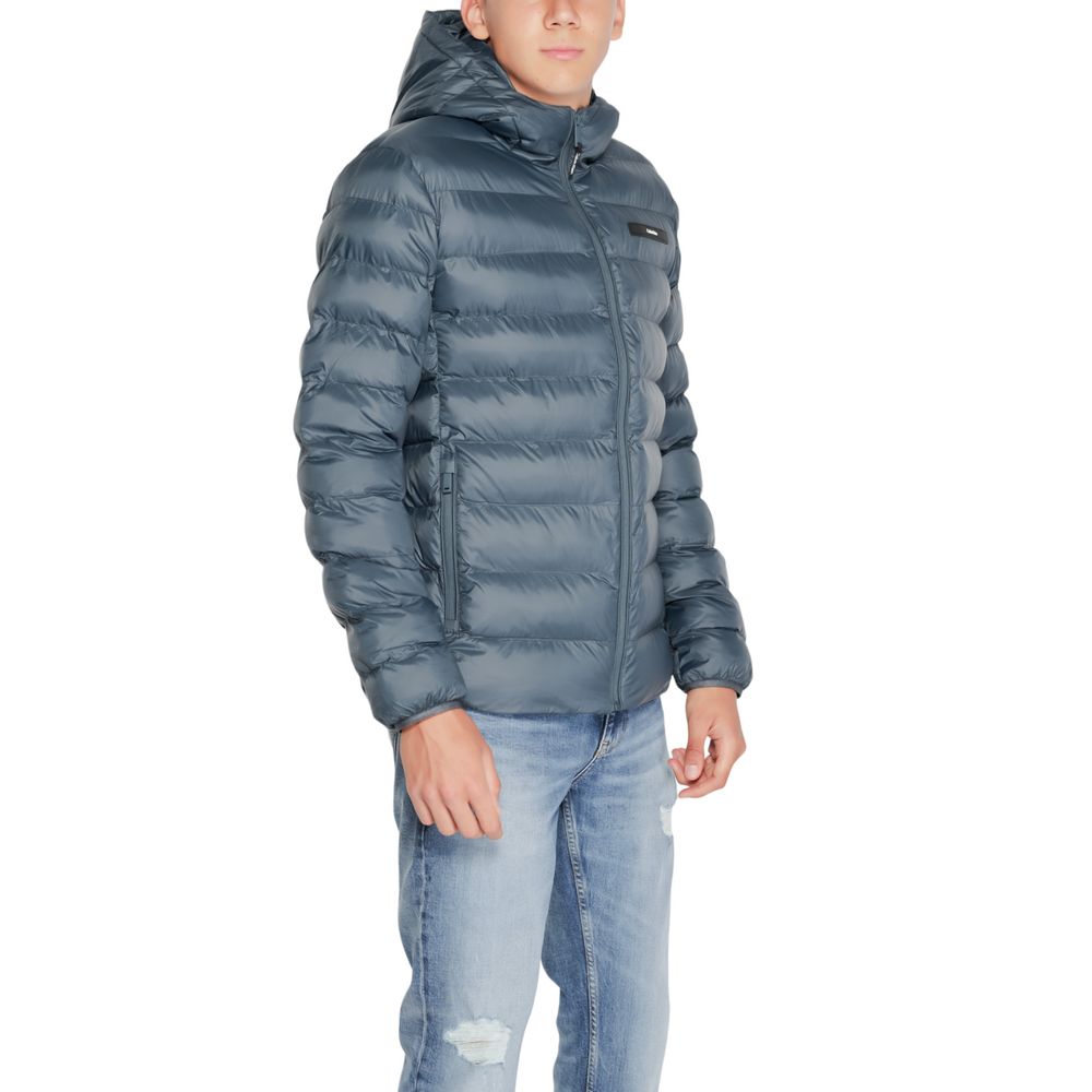Calvin Klein Black Recycled Polyester Jackets & Coat by Calvin Klein