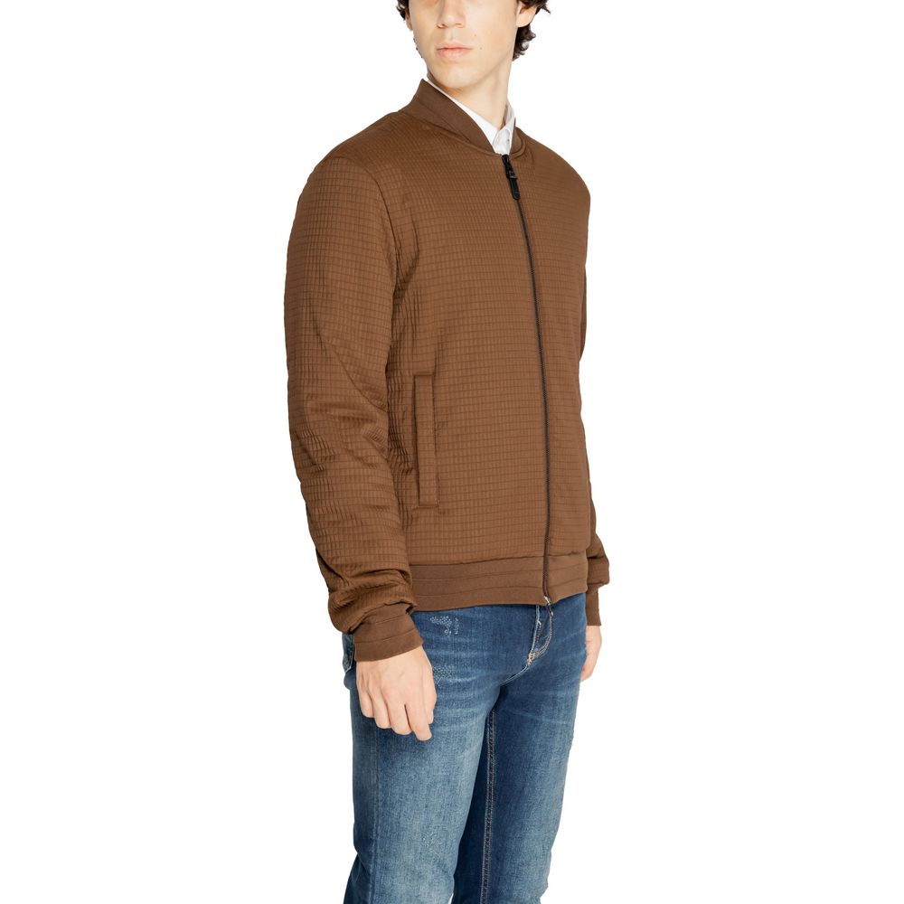 Antony Morato Brown Polyester Jackets & Coat by Antony Morato
