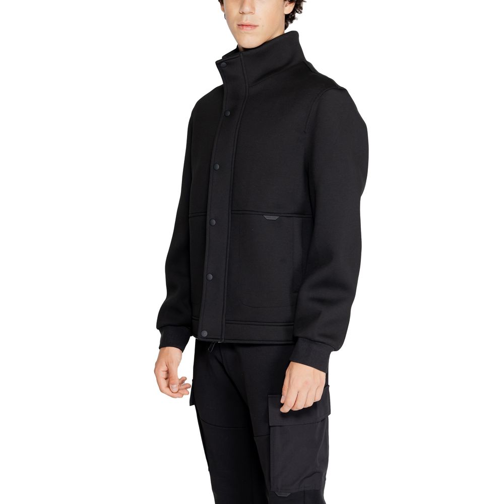 Antony Morato Black Polyester Jackets & Coat by Antony Morato