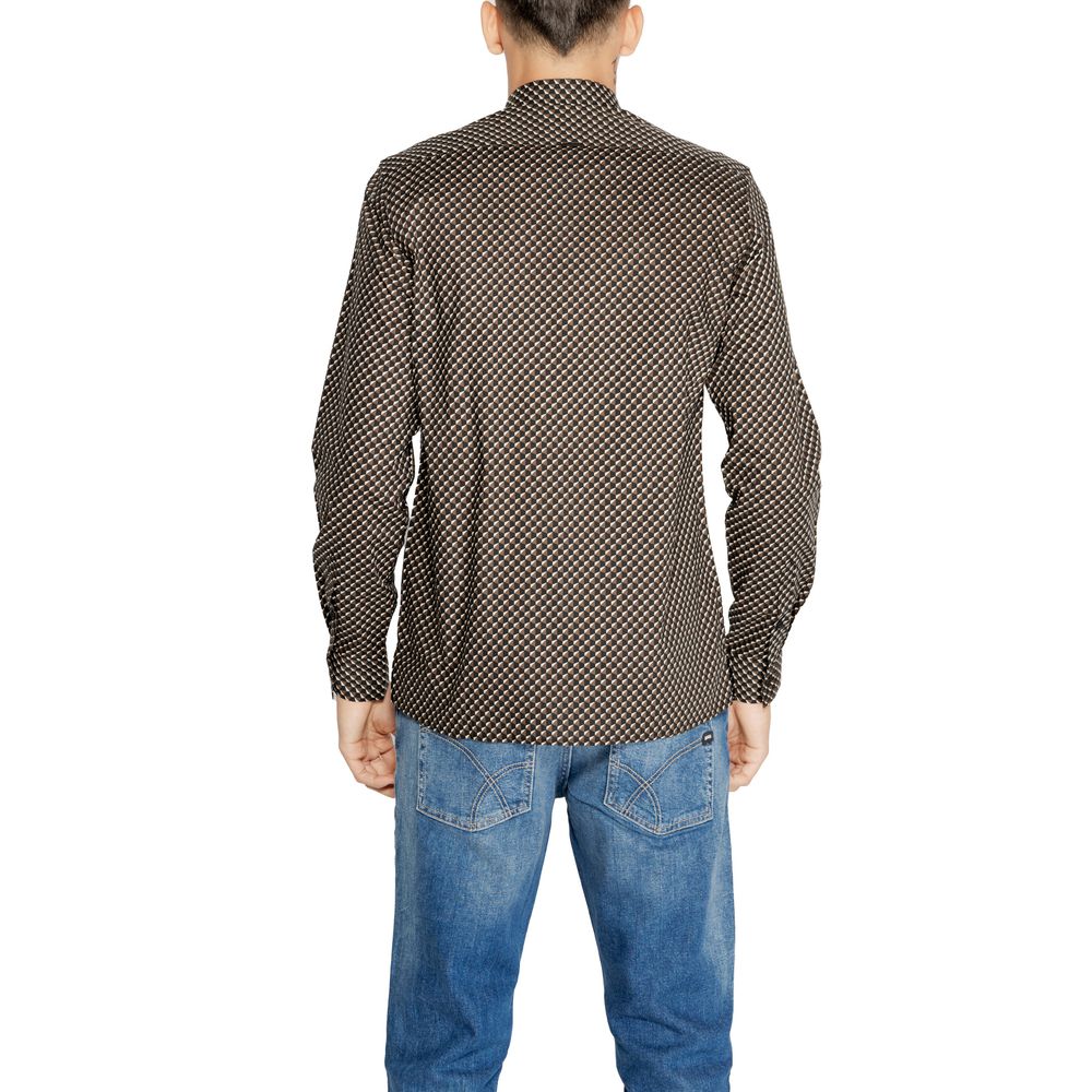Antony Morato Brown Cotton Shirt by Antony Morato