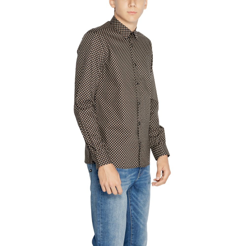 Antony Morato Brown Cotton Shirt by Antony Morato