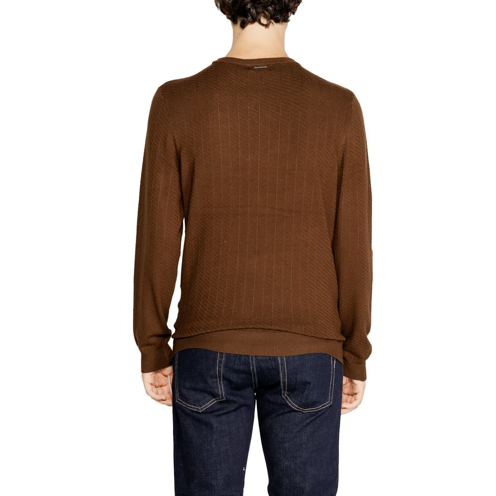 Antony Morato Brown Viscose Sweater by Antony Morato