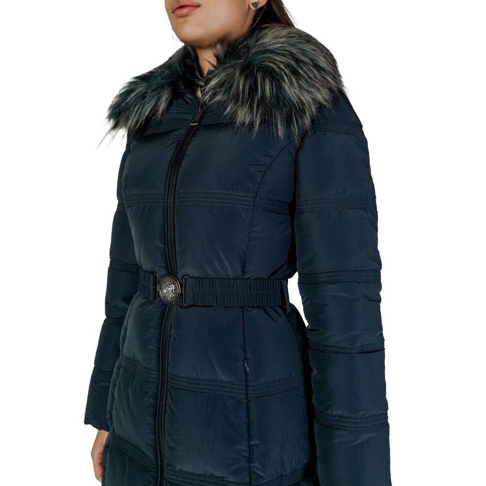 Vestes et manteaux en polyester noir Guess