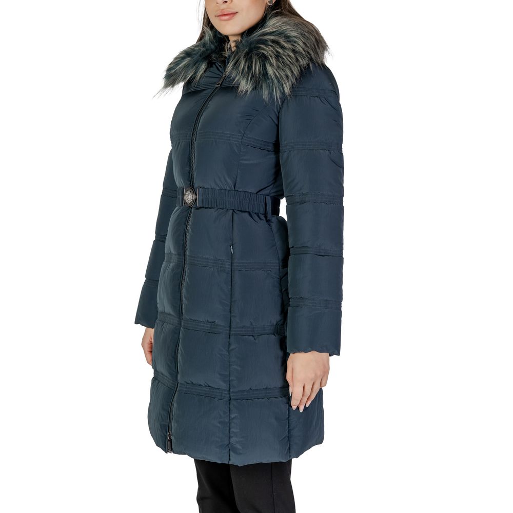 Vestes et manteaux en polyester noir Guess