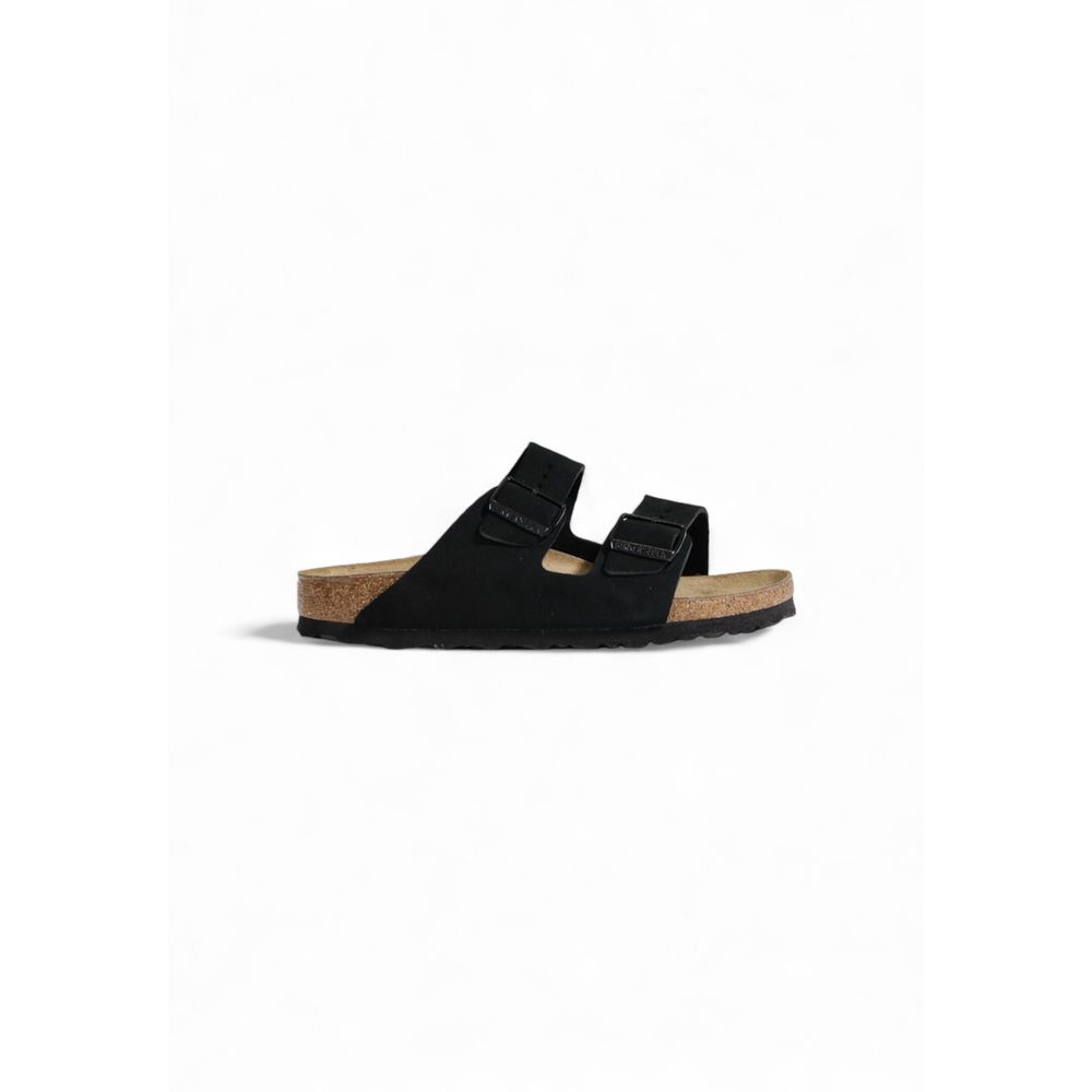 Sandale Birkenstock en cuir suédé noir