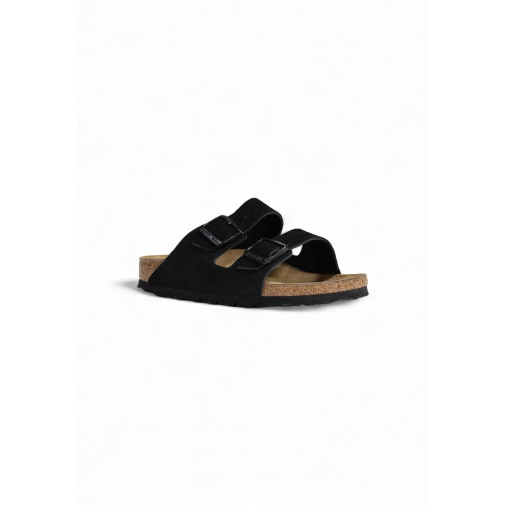 Sandale Birkenstock en cuir suédé noir