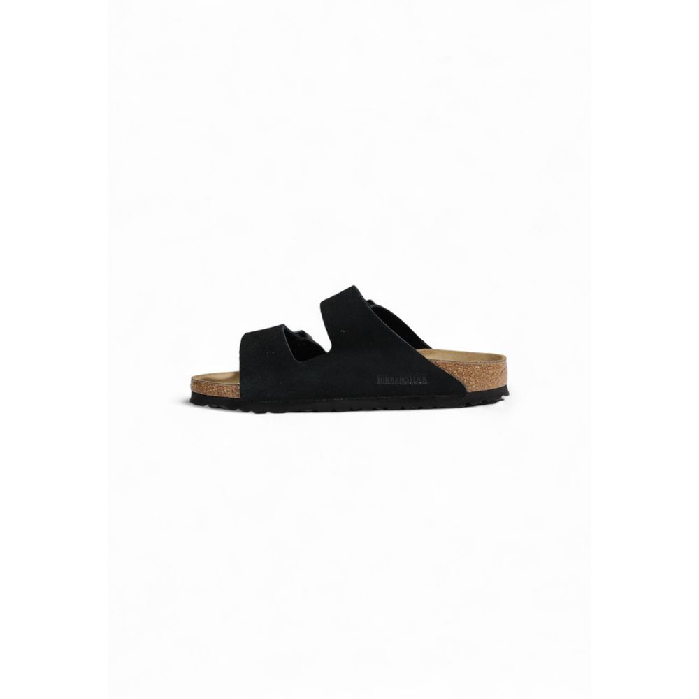 Sandale Birkenstock en cuir suédé noir