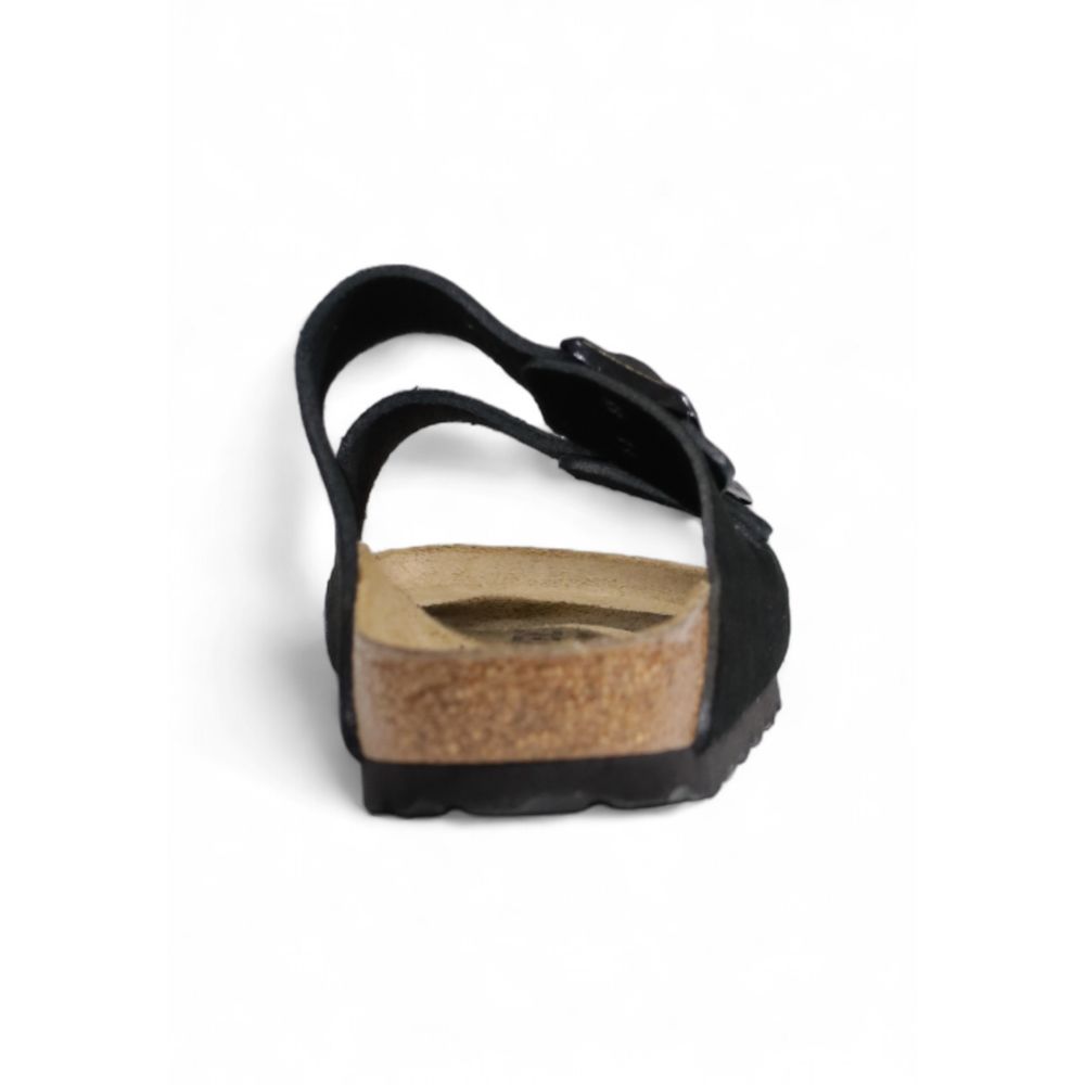 Sandale Birkenstock en cuir suédé noir