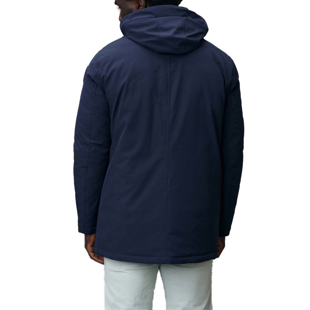 Blauer Blue Polyethylene Parka by Blauer