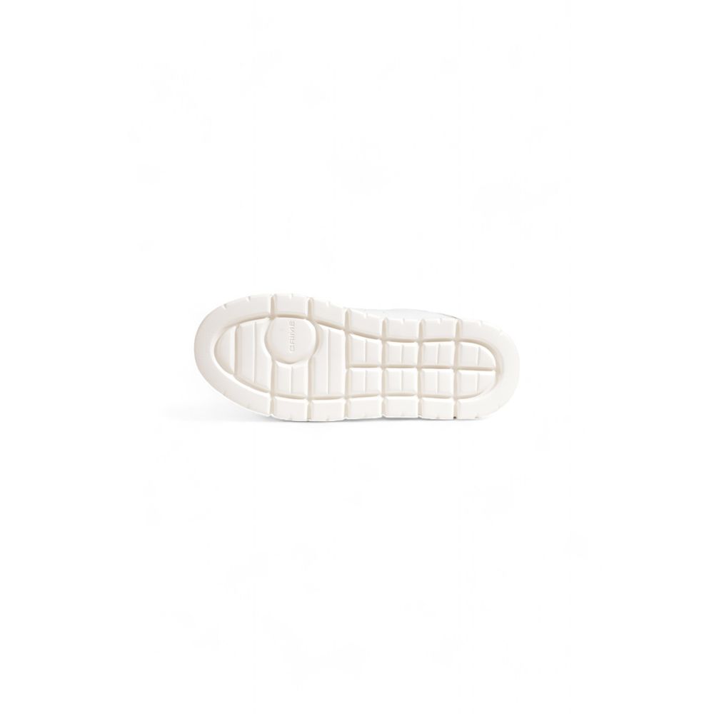 Crime London White Leather Sneaker by Crime London