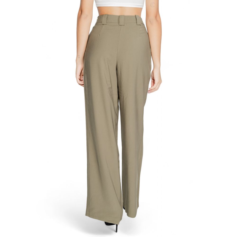 Morgan De Toi Green Cotton Pant by Morgan De Toi