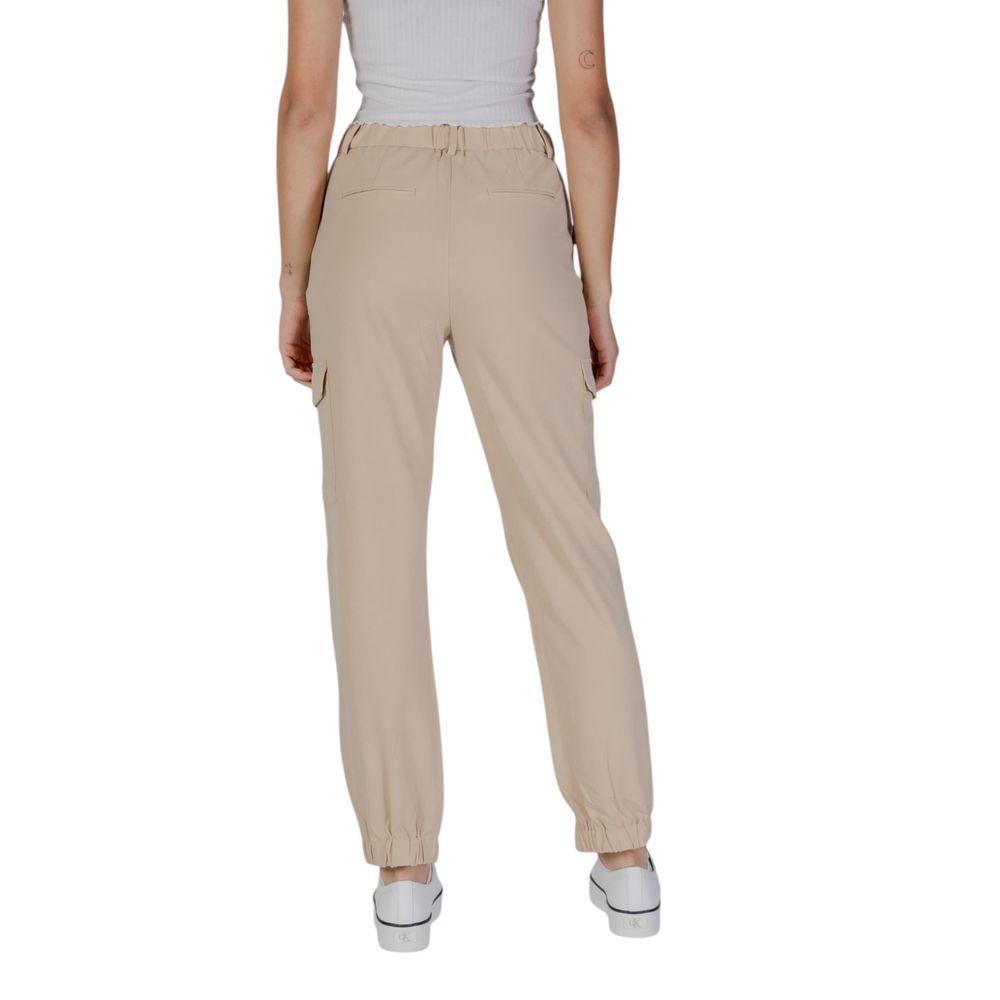 Pantalon en polyester beige B.Young