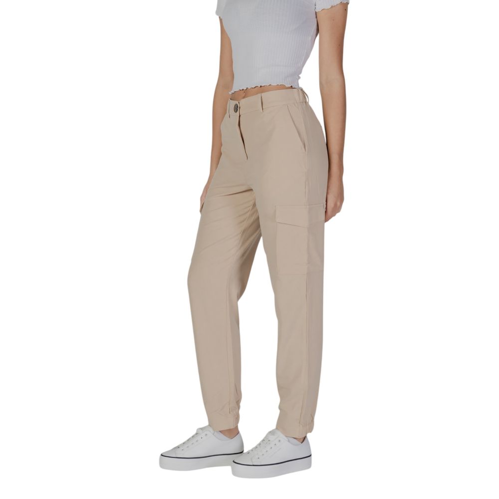 Pantalon en polyester beige B.Young