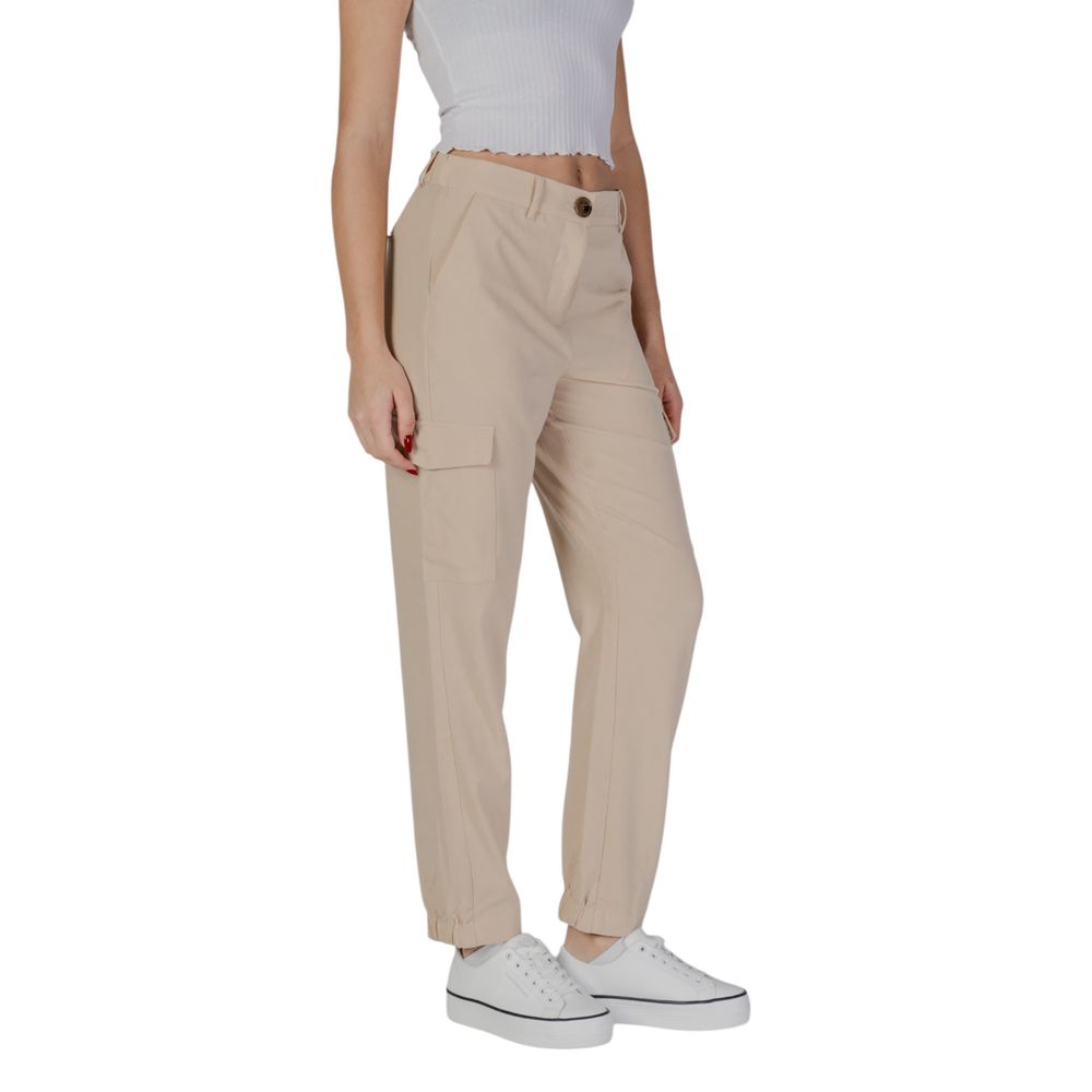 Pantalon en polyester beige B.Young